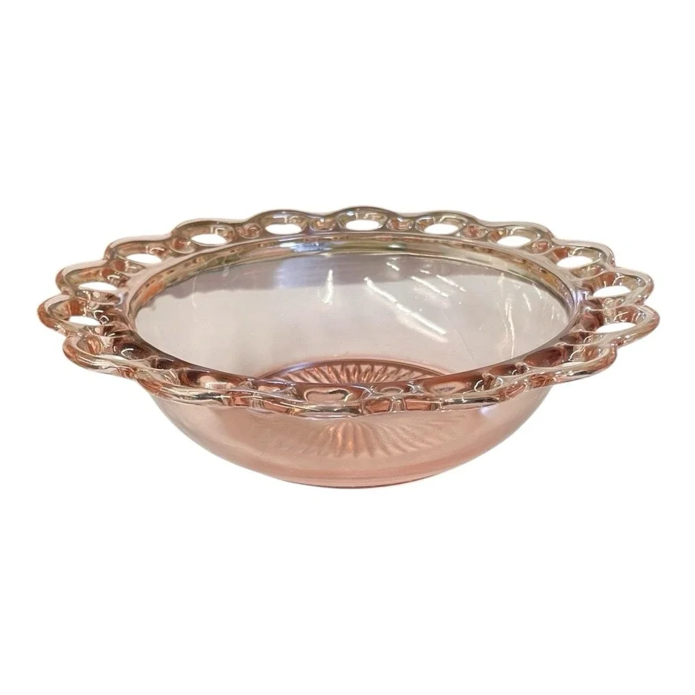 Anchor Hocking Old Colony Depression Glass Serving Bowl 9
